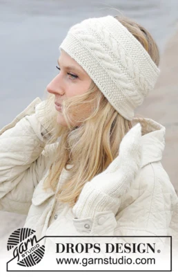 242-41 Double Twist Headband by DROPS Design